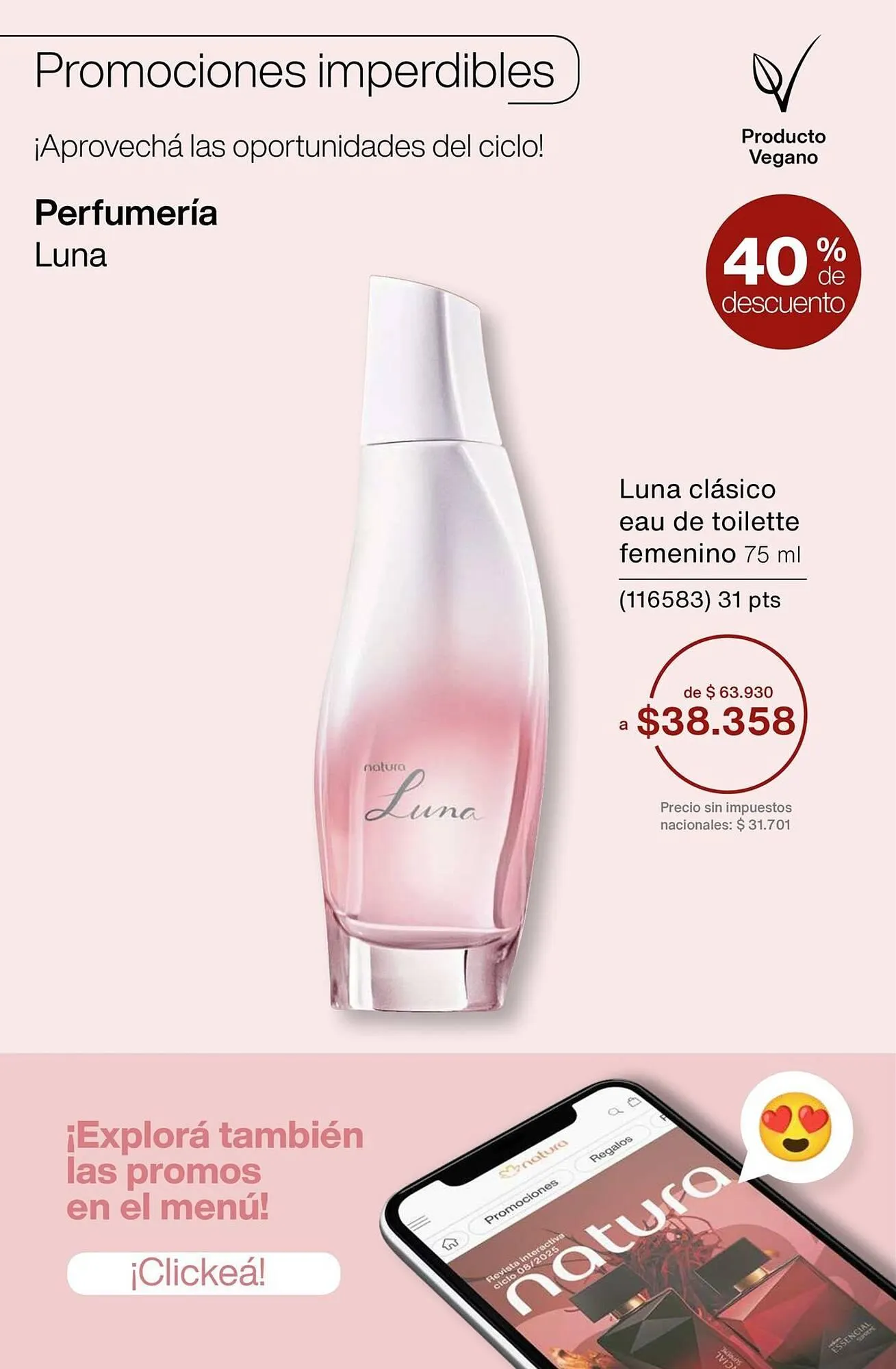 Ofertas de Catálogo Natura 29 de mayo al 30 de junio 2025 - Página 20 del catálogo