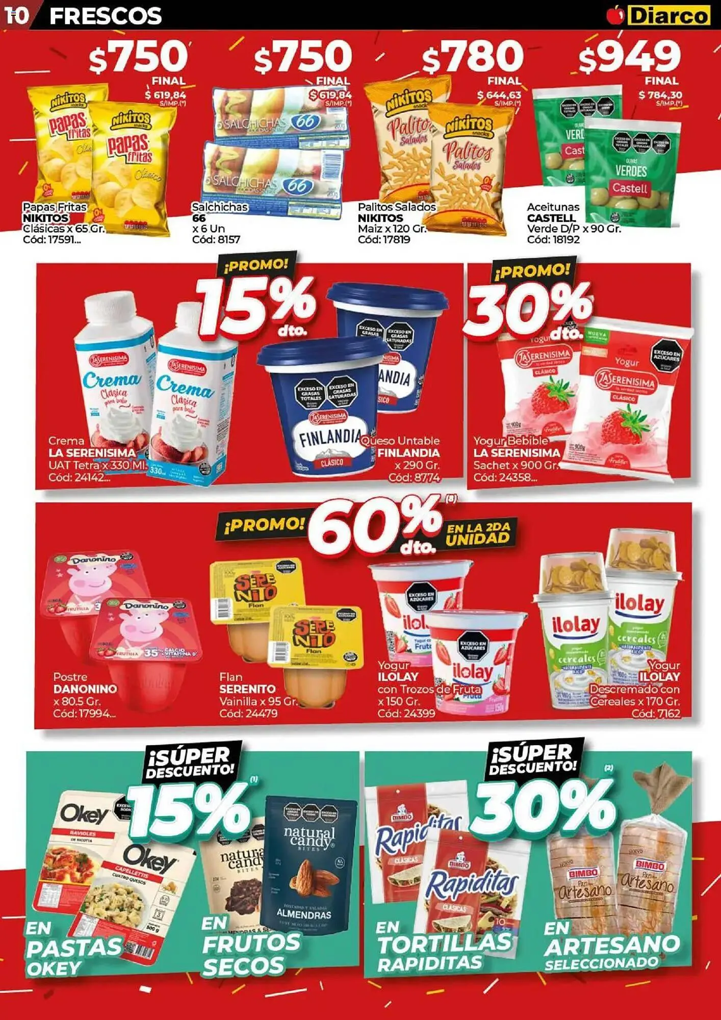 Ofertas de Catálogo Diarco 26 de mayo al 31 de mayo 2025 - Página 30 del catálogo