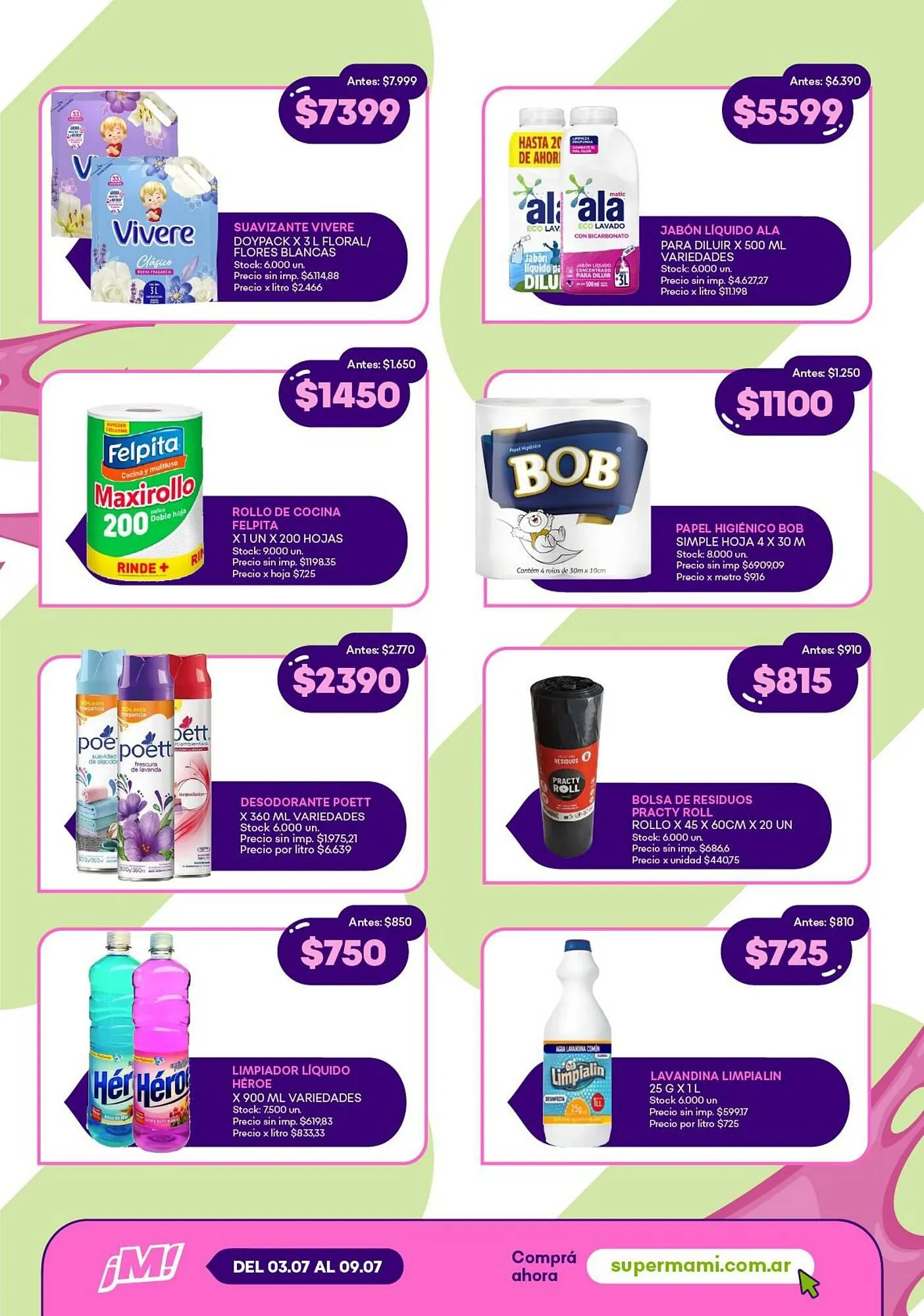 Ofertas de Catálogo Super MAMI 3 de julio al 11 de julio 2025 - Página 9 del catálogo