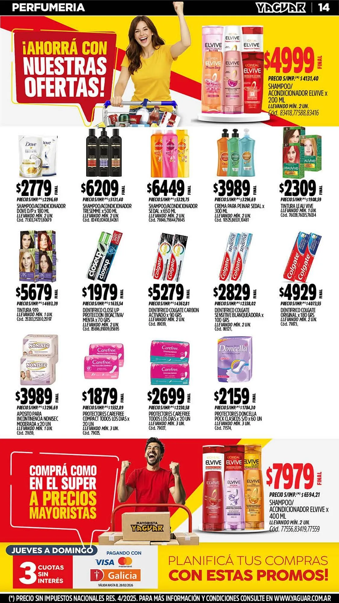 Ofertas de Catálogo Supermercados Yaguar 23 de febrero al 1 de marzo 2026 - Página 14 del catálogo