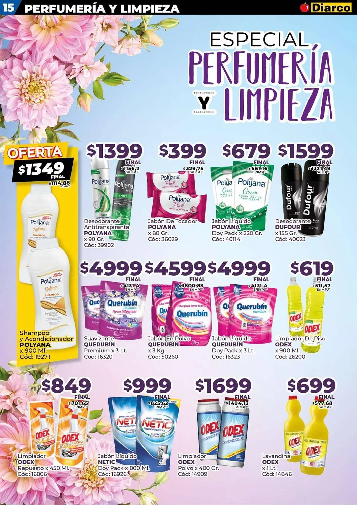 Ofertas de Catálogo Diarco 9 de junio al 16 de junio 2025 - Página 15 del catálogo