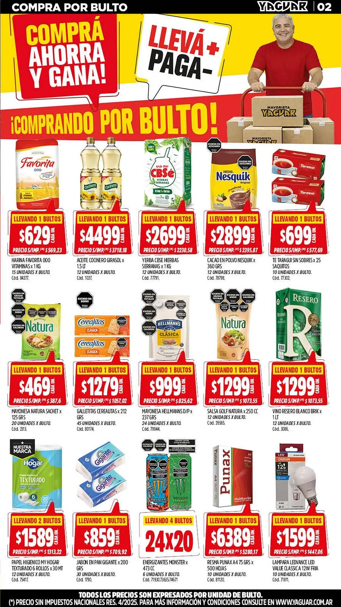 Ofertas de Catálogo Supermercados Yaguar 27 de abril al 3 de mayo 2026 - Página 2 del catálogo
