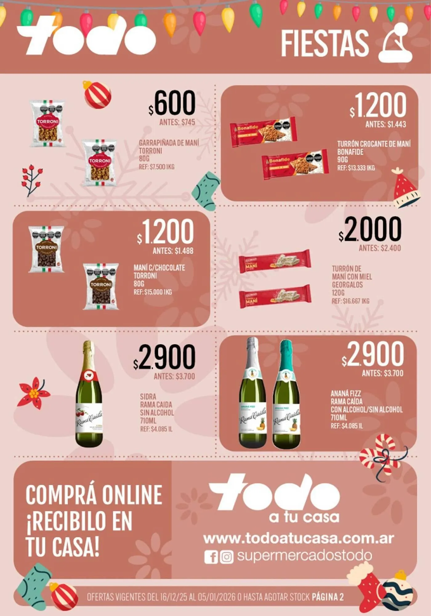 Ofertas de Catálogo Supermercados Todo 16 de diciembre al 5 de enero 2026 - Página 2 del catálogo