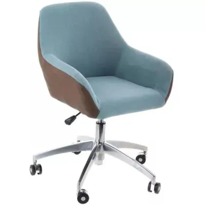 Silla de escritorio Helen celeste regulable