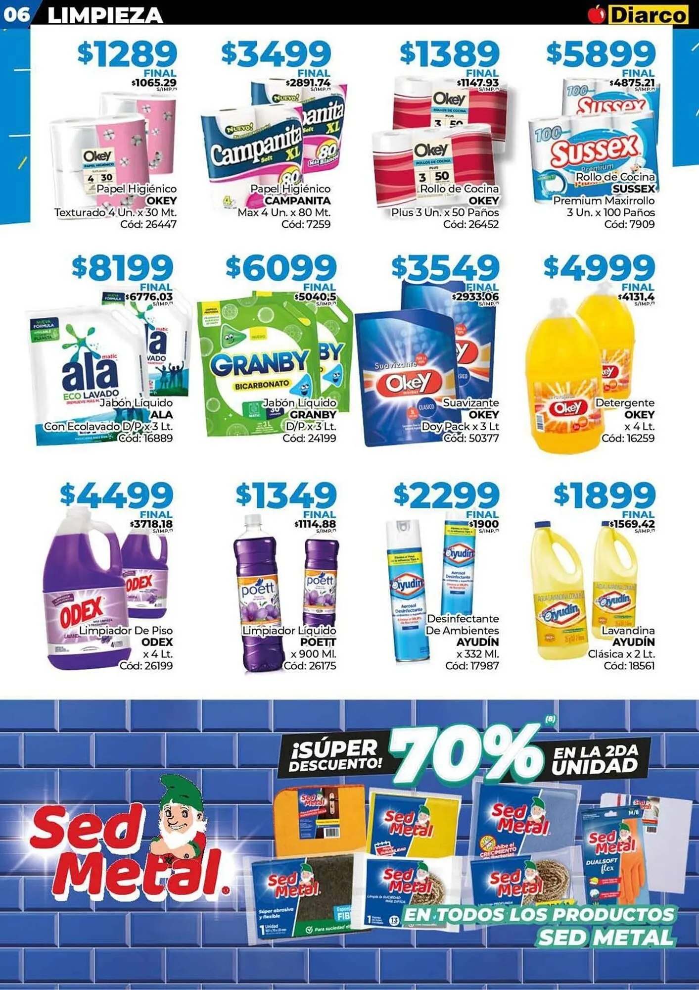 Ofertas de Catálogo Diarco 2 de junio al 6 de junio 2025 - Página 8 del catálogo
