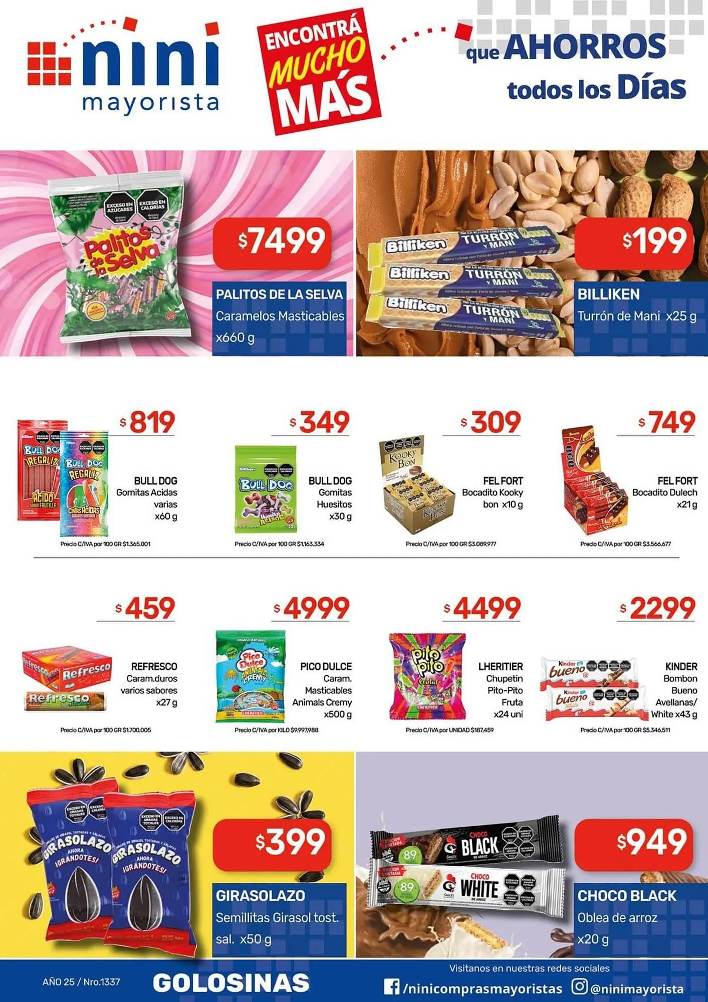 Ofertas de Catálogo Nini Mayorista 8 de diciembre al 14 de diciembre 2025 - Página 31 del catálogo