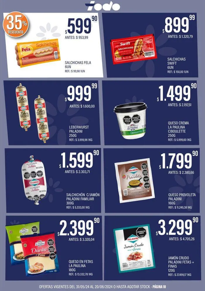 Ofertas de Catálogo Supermercados Todo 31 de mayo al 20 de junio 2024 - Página 10 del catálogo