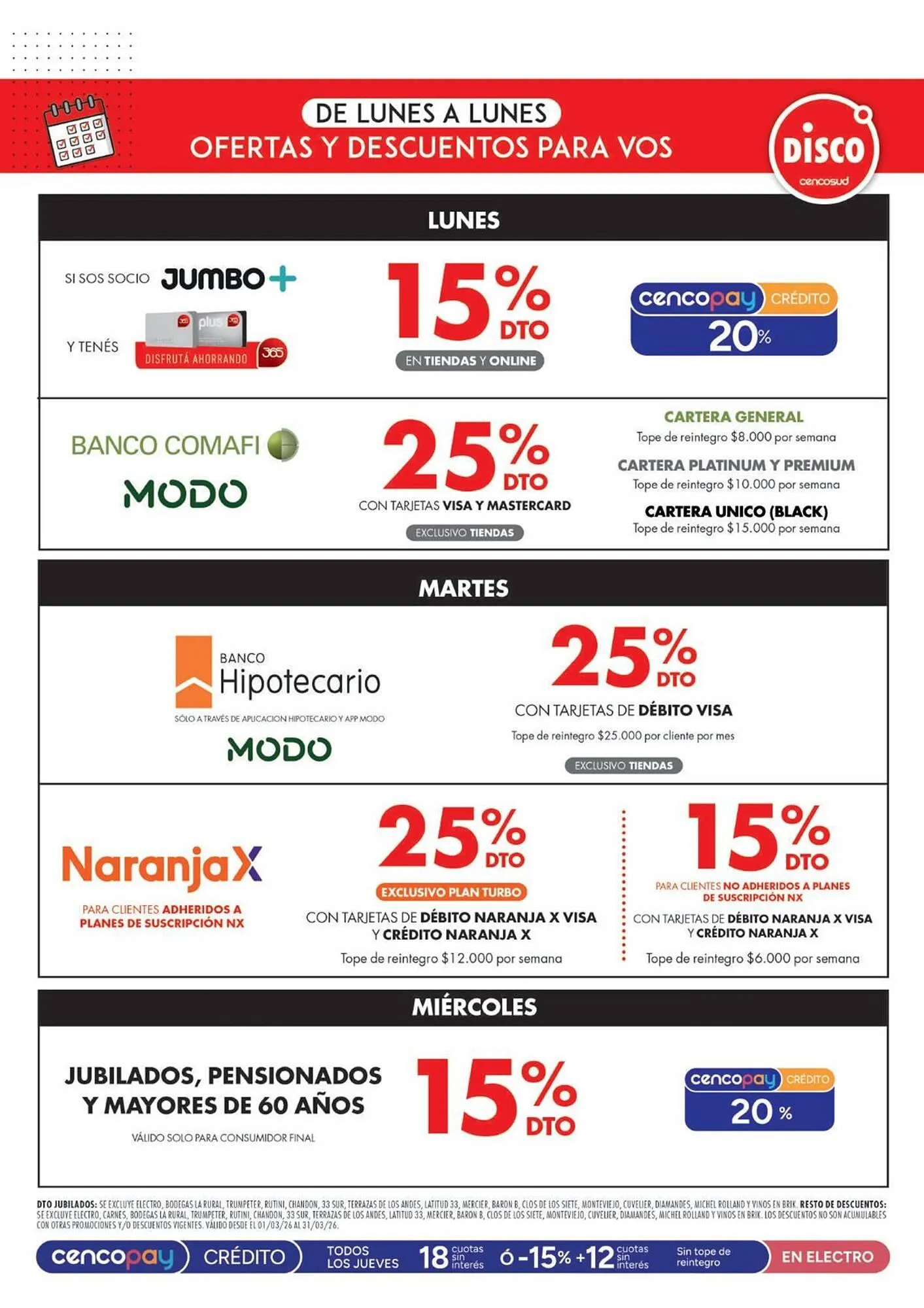 Ofertas de Folleto Disco 20 de marzo al 22 de marzo 2026 - Página 9 del catálogo