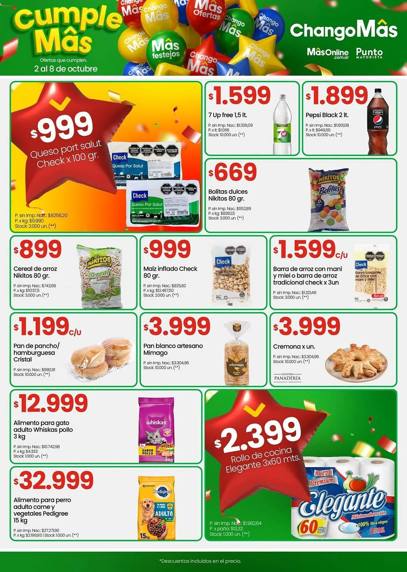 Ofertas de Catálogo Changomas 3 de octubre al 8 de octubre 2025 - Página 6 del catálogo