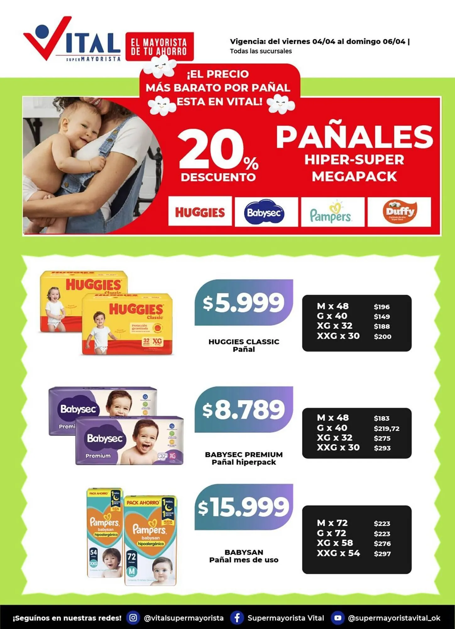 Ofertas de Catálogo Supermayorista Vital 4 de abril al 6 de abril 2025 - Página 4 del catálogo