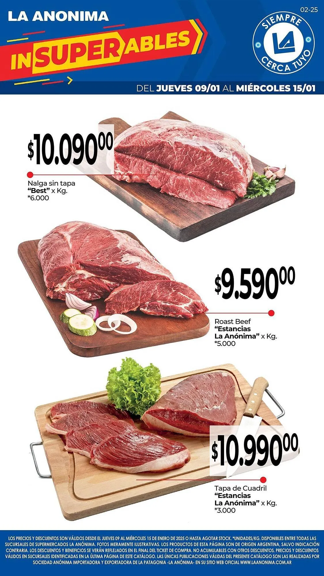Ofertas de Catálogo La Anonima 9 de enero al 16 de enero 2025 - Página 1 del catálogo