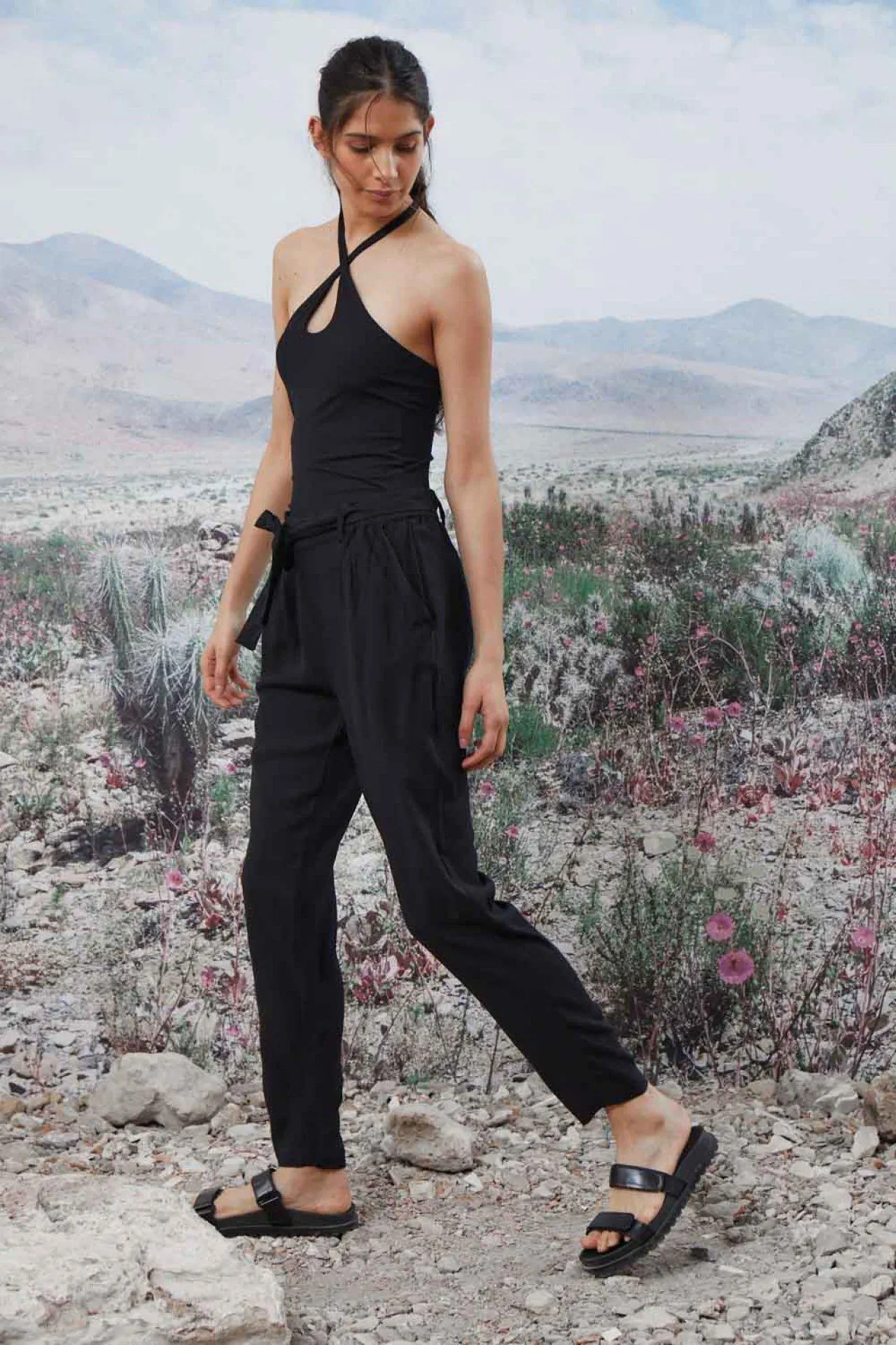 Musculosa Magnolia Negra