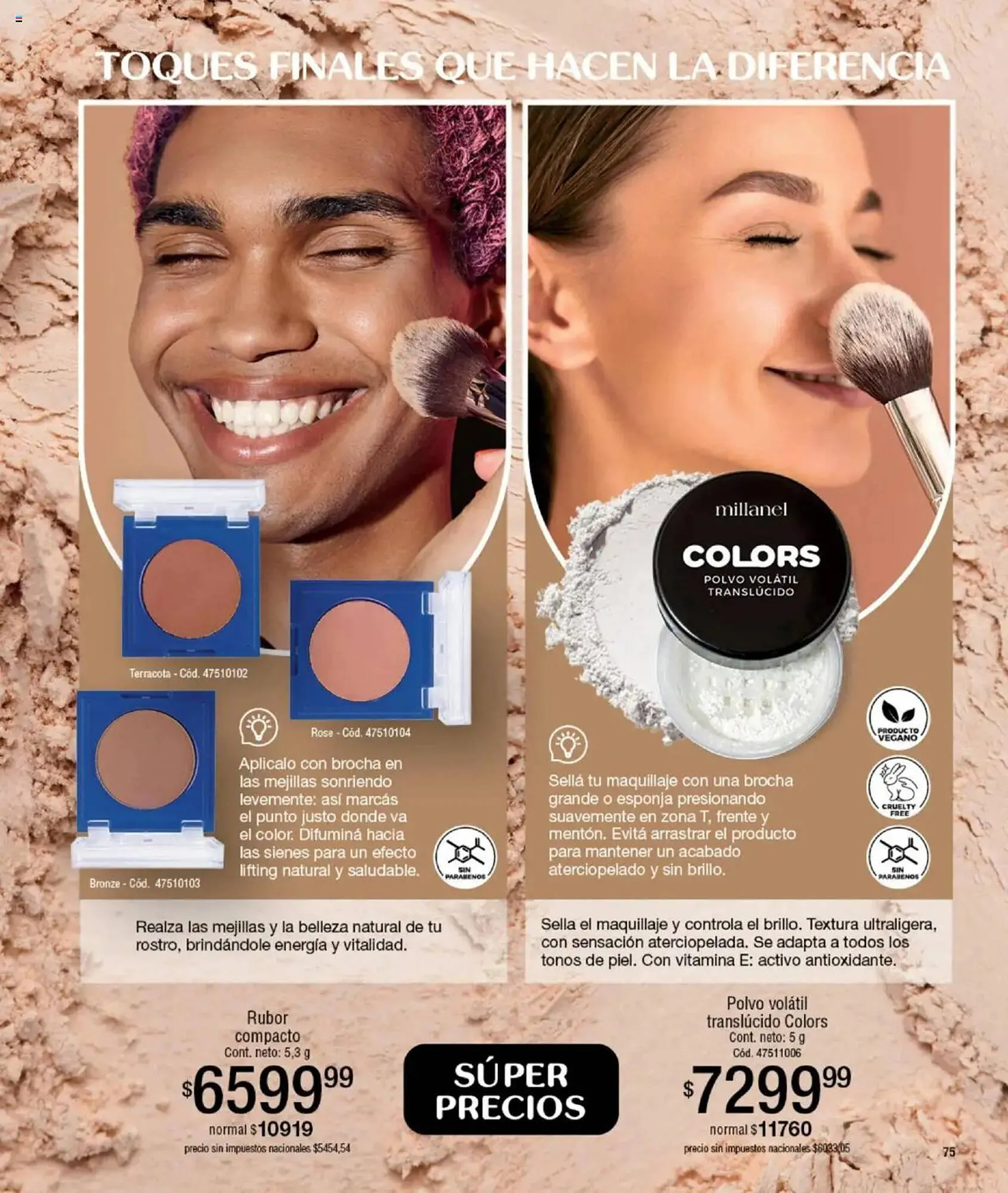 Ofertas de Catálogo Millanel Cosmética 15 de septiembre al 20 de octubre 2025 - Página 75 del catálogo