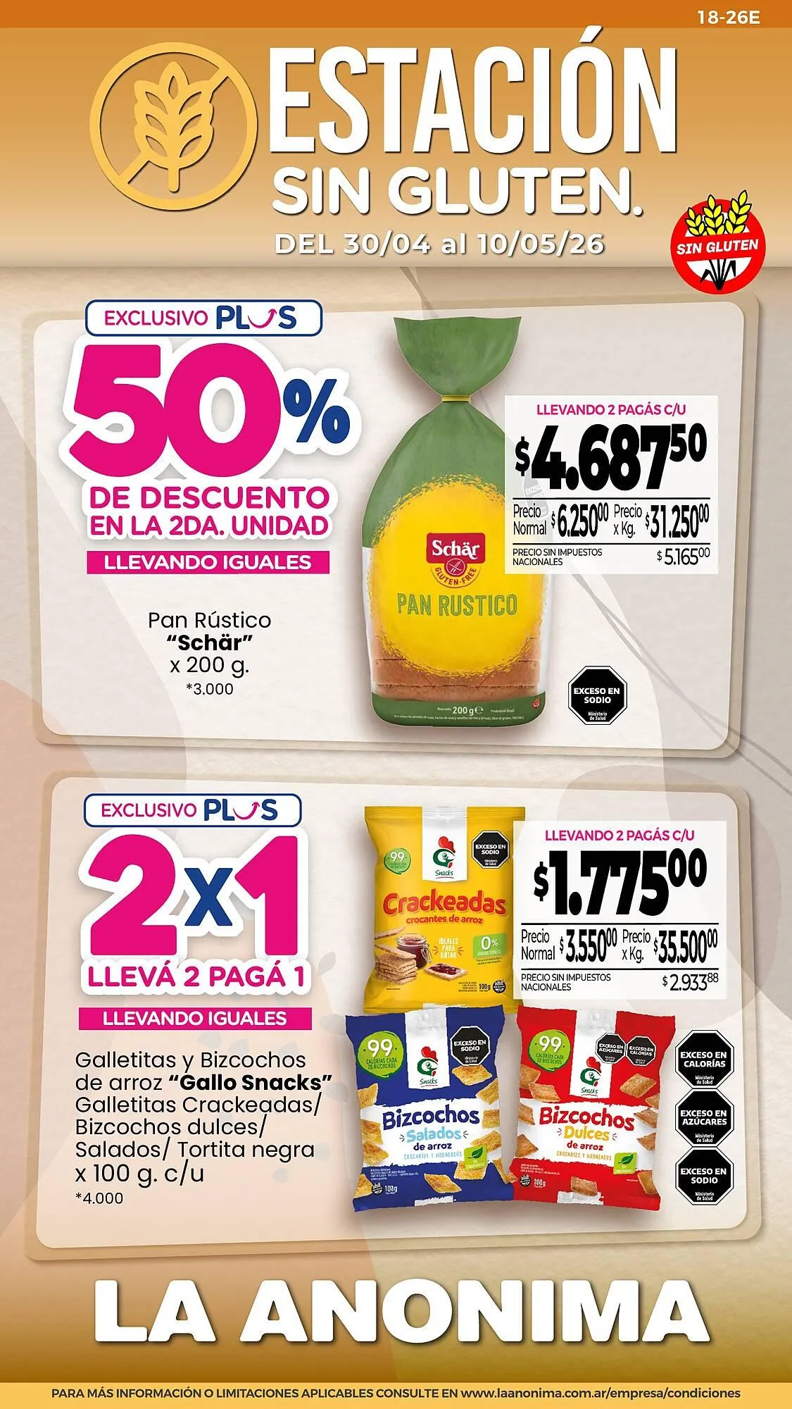 Ofertas de Catálogo La Anonima 30 de abril al 10 de mayo 2026 - Página 1 del catálogo