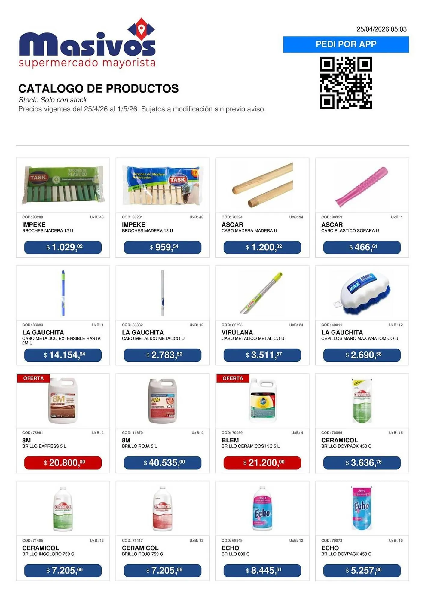 Ofertas de Catálogo Masivos 25 de abril al 1 de mayo 2026 - Página 66 del catálogo