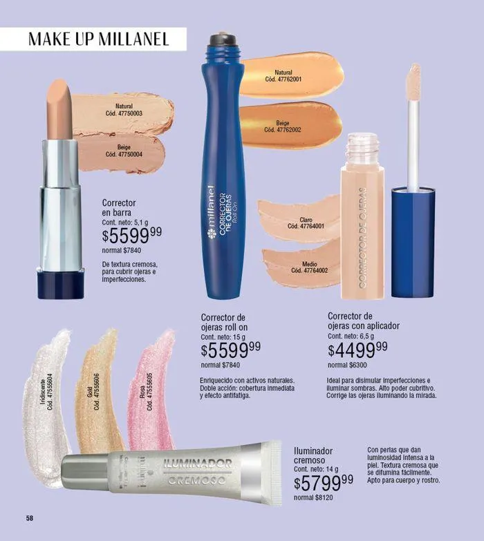 Ofertas de Catálogo Millanel Cosmética C10 26 de agosto al 22 de septiembre 2024 - Página 58 del catálogo