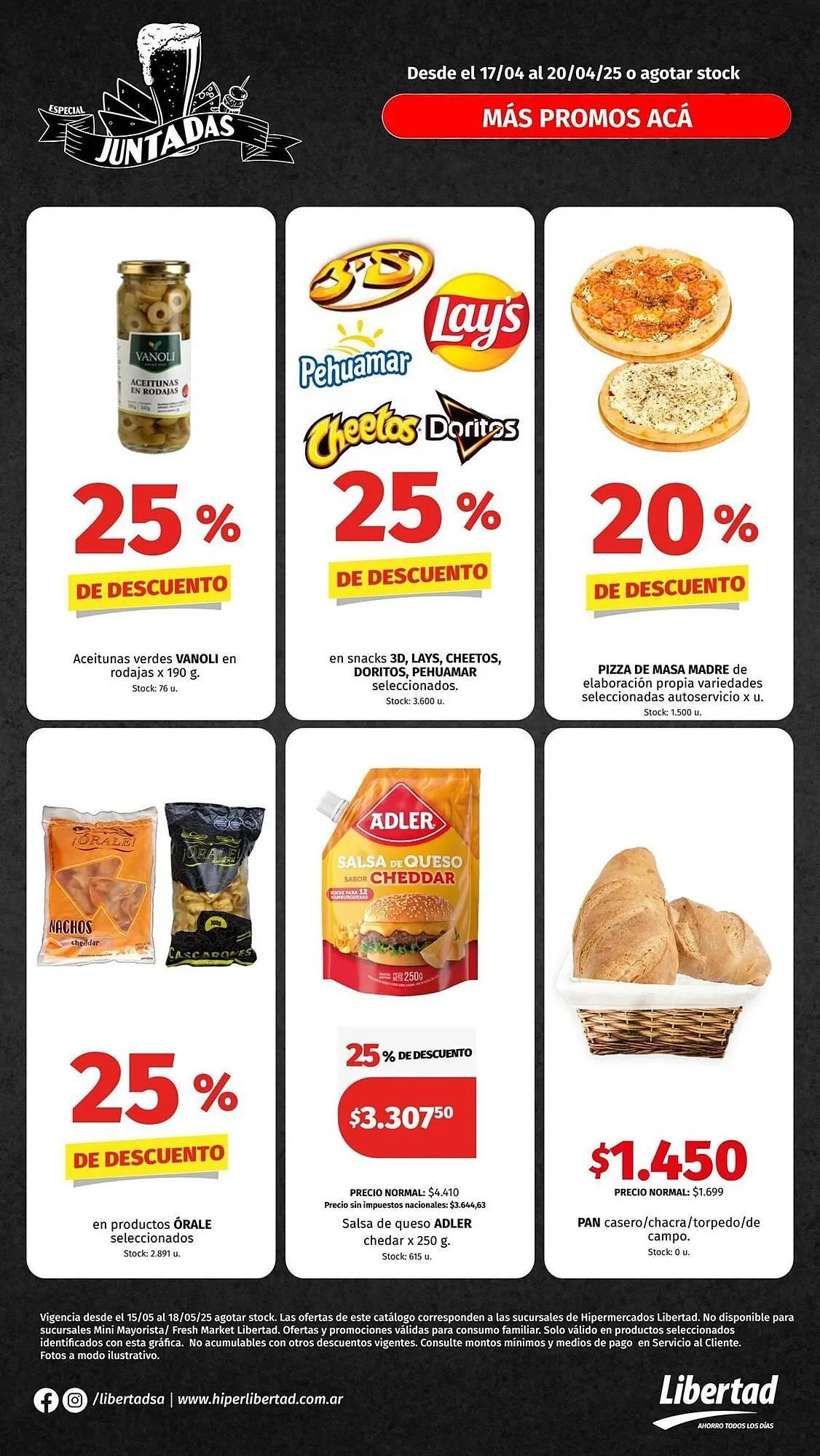 Ofertas de Catálogo Hipermercado Libertad 16 de mayo al 18 de mayo 2025 - Página 3 del catálogo