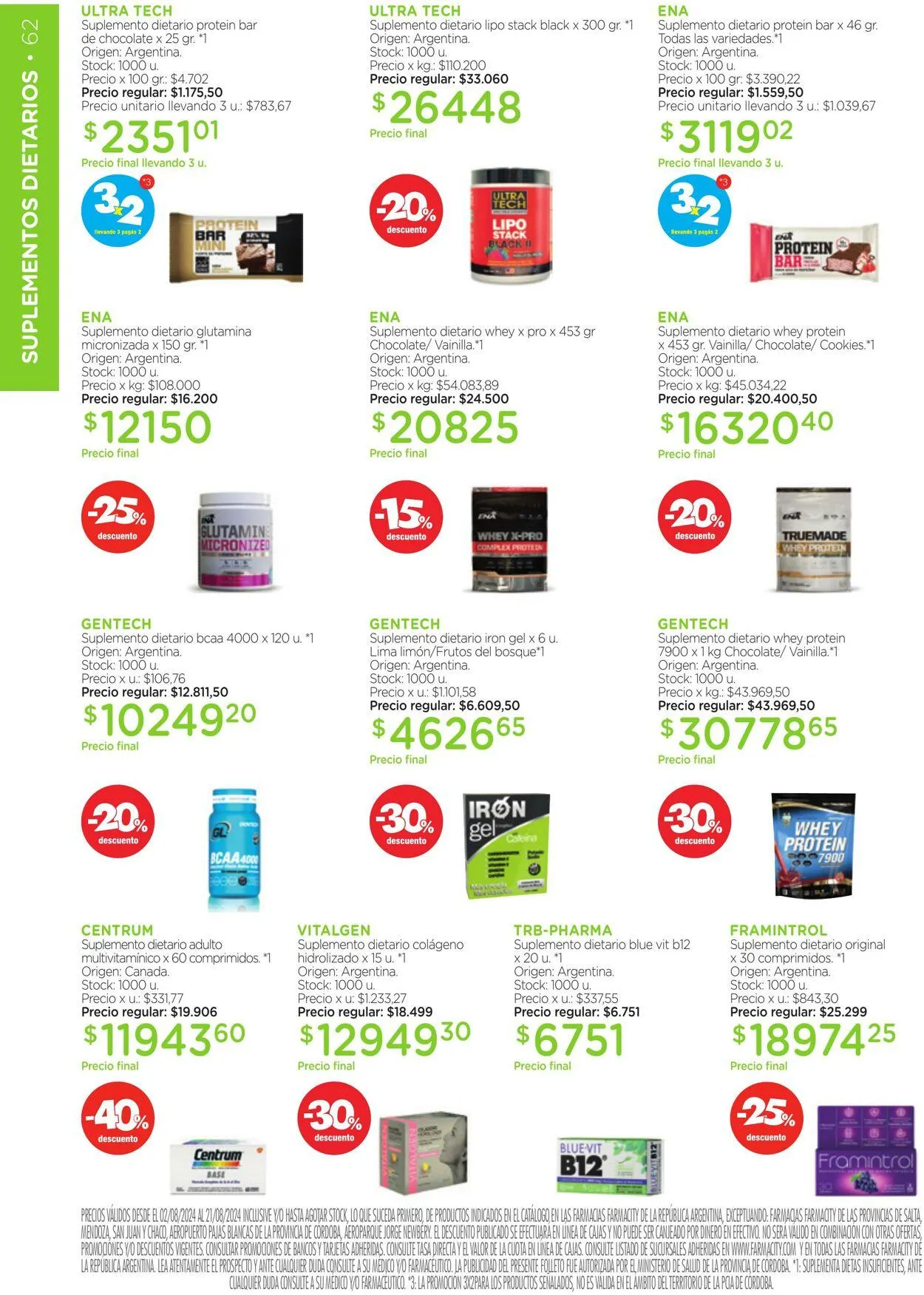 Ofertas de Farmacity 1 de agosto al 31 de agosto 2024 - Página 62 del catálogo