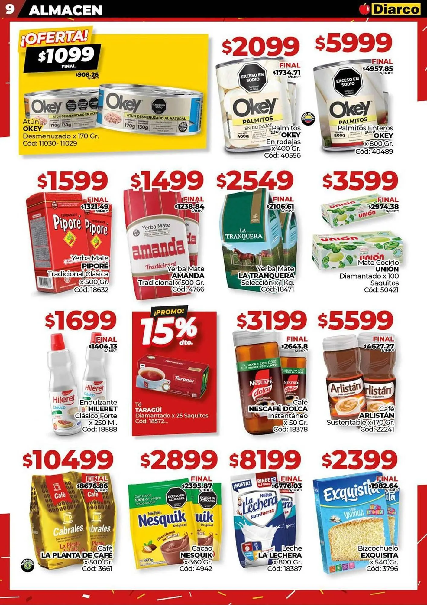 Ofertas de Catálogo Diarco 2 de junio al 6 de junio 2025 - Página 11 del catálogo