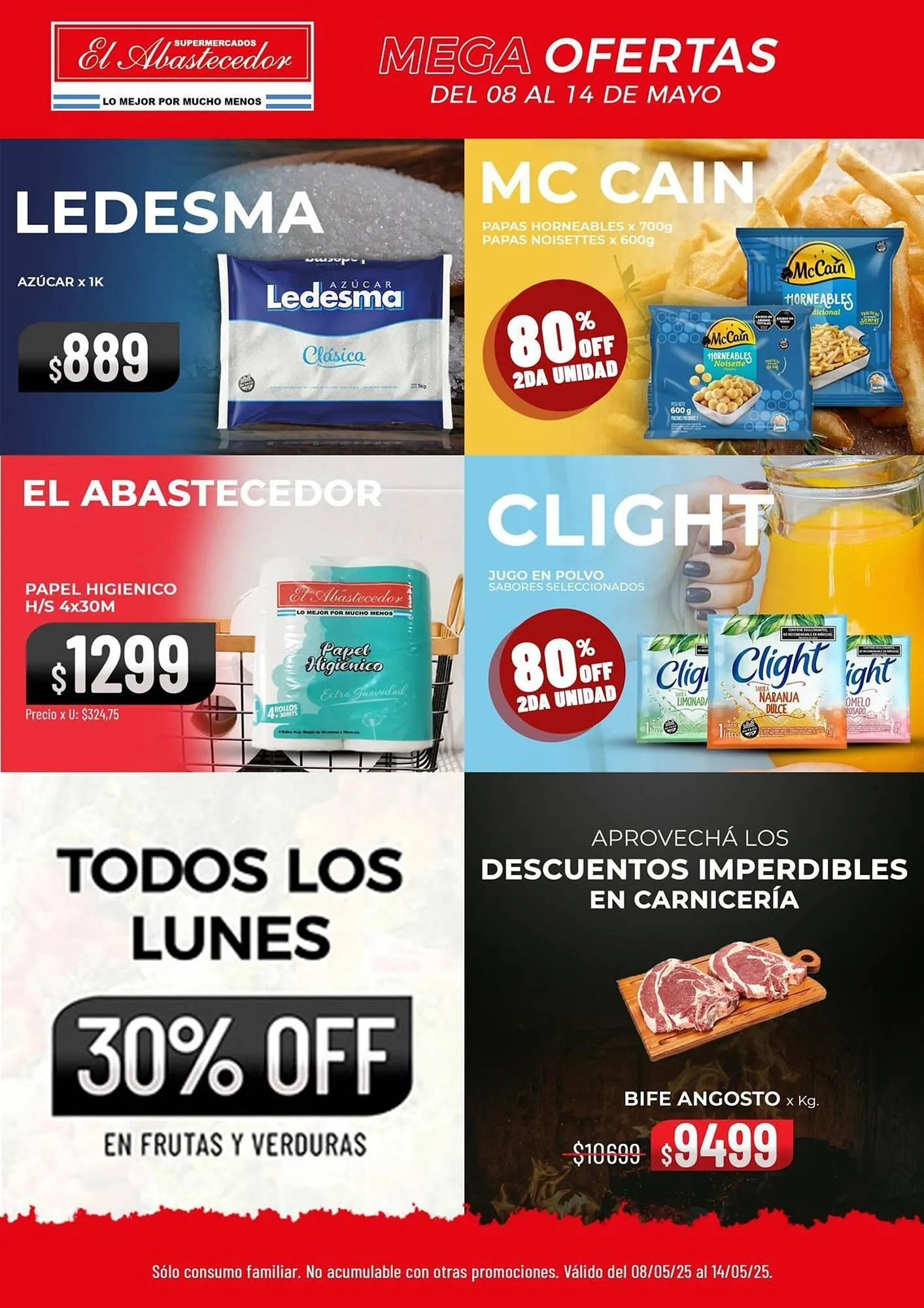 Ofertas de Catálogo El Abastecedor 8 de mayo al 11 de mayo 2025 - Página 1 del catálogo