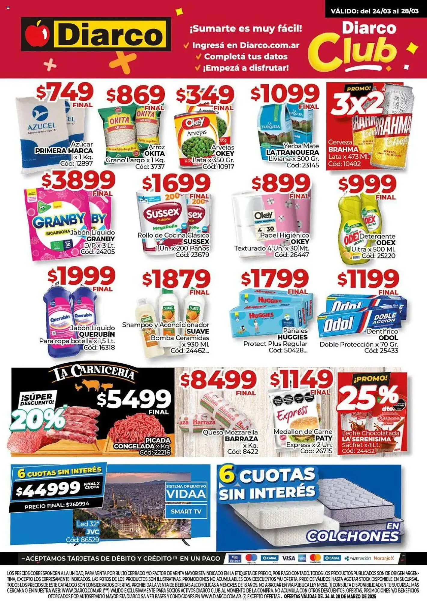 Ofertas de Catálogo Diarco 24 de marzo al 28 de marzo 2025 - Página 1 del catálogo