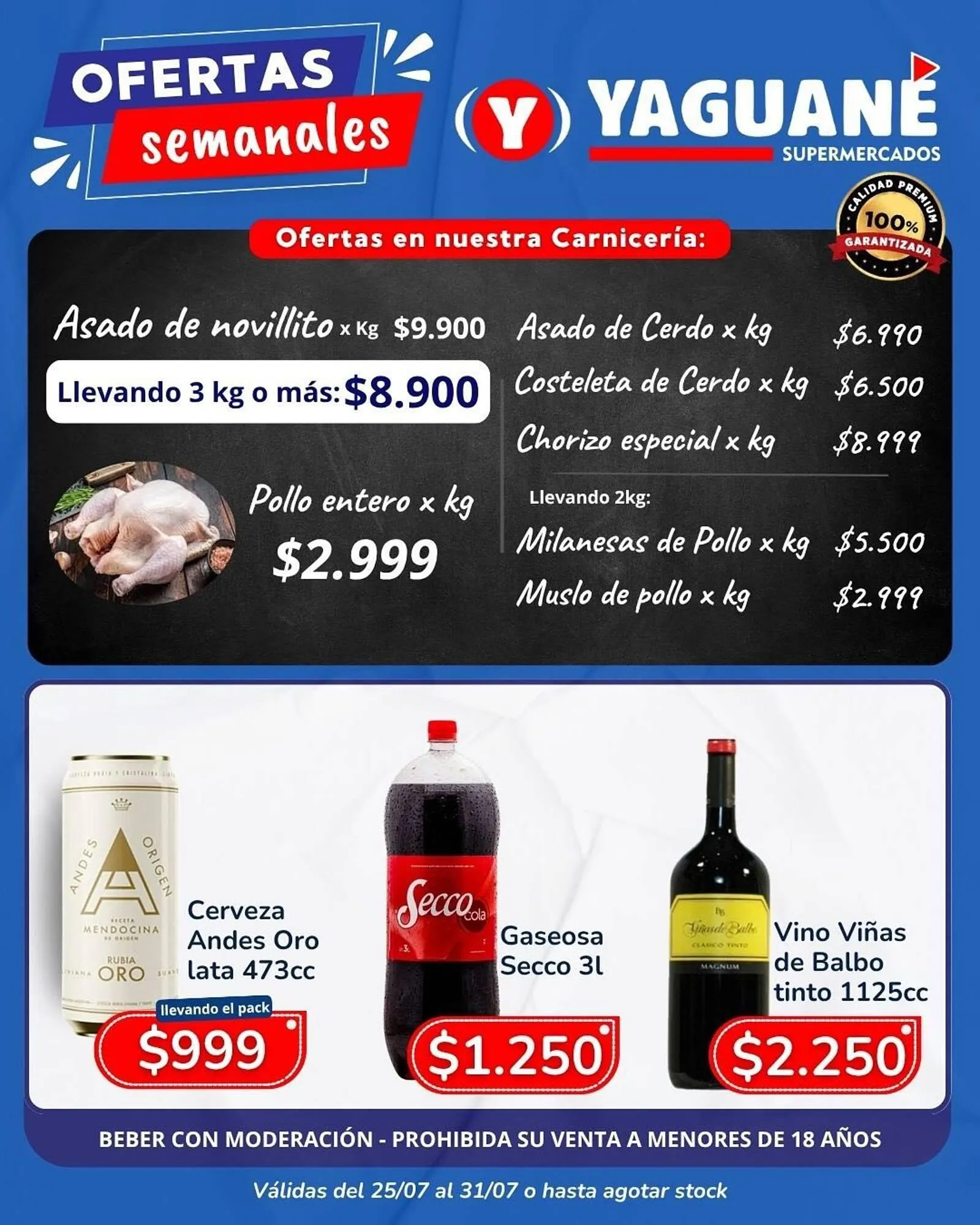 Ofertas de Catálogo Yaguane Supermercados 25 de julio al 31 de julio 2025 - Página 4 del catálogo