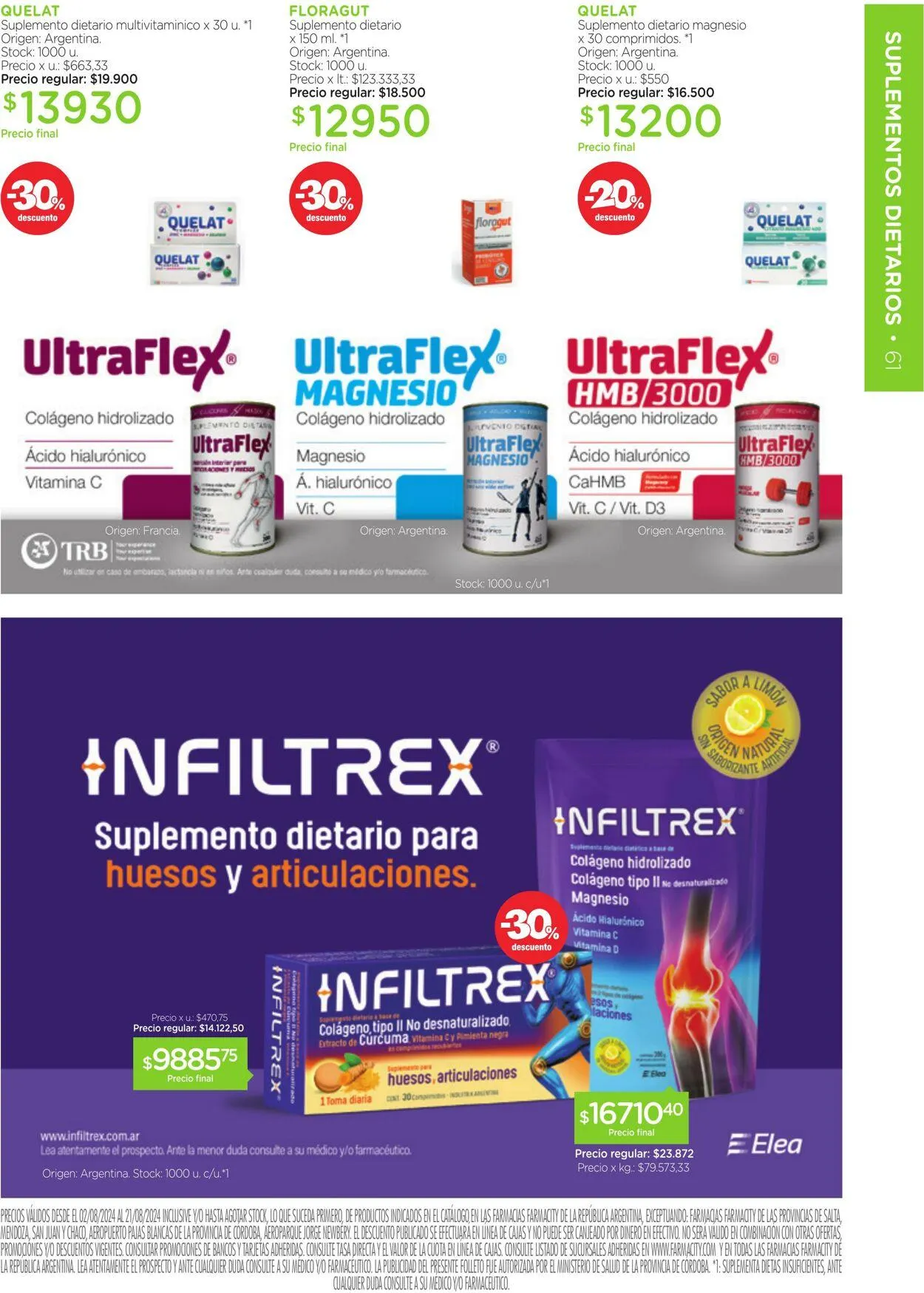 Ofertas de Farmacity 1 de agosto al 31 de agosto 2024 - Página 61 del catálogo