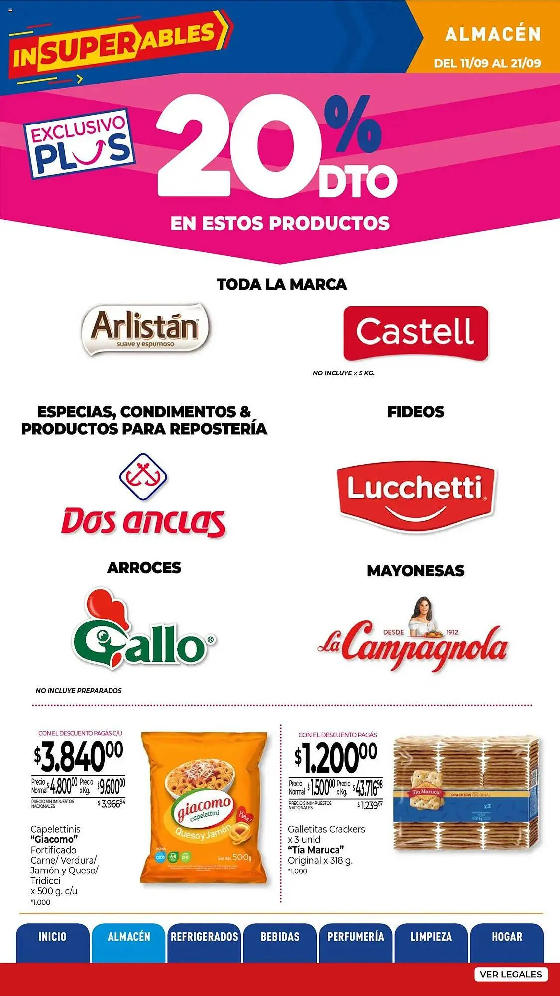 Ofertas de Catálogo La Anonima 11 de septiembre al 21 de septiembre 2025 - Página 12 del catálogo