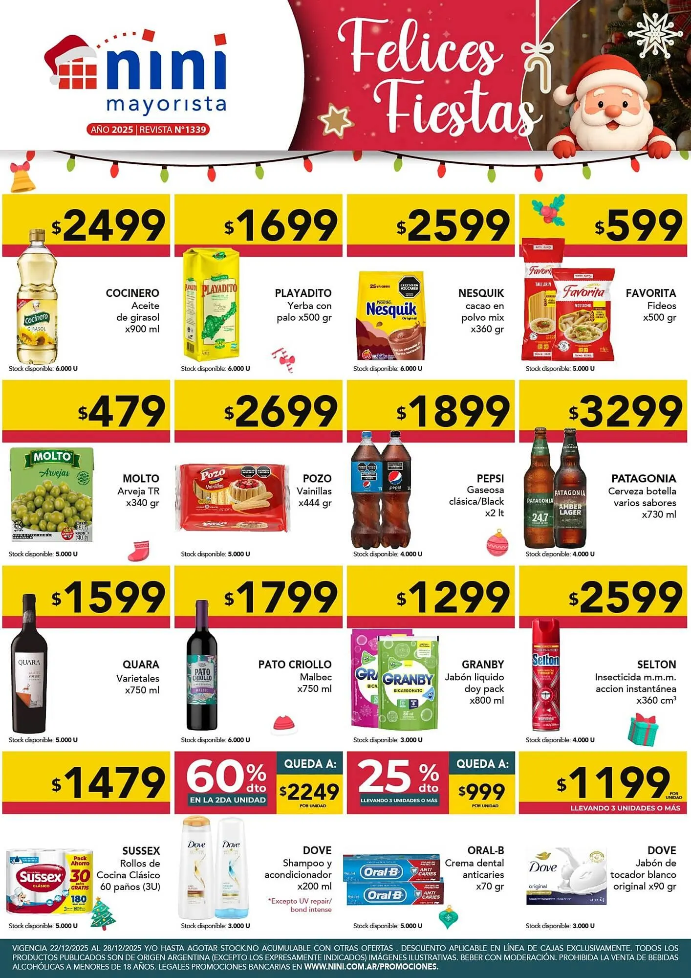 Ofertas de Catálogo Nini Mayorista 22 de diciembre al 28 de diciembre 2025 - Página 1 del catálogo