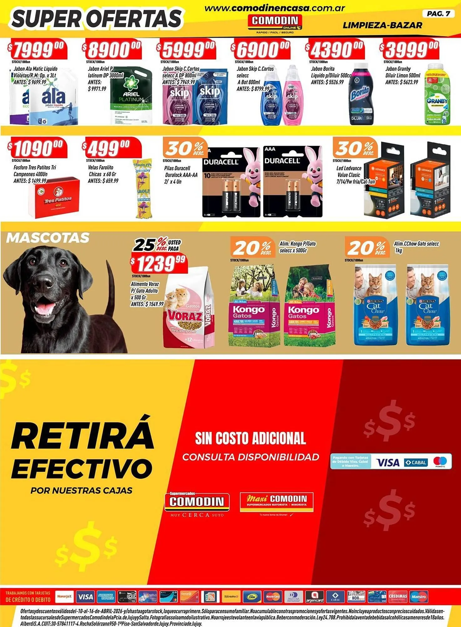 Ofertas de Catálogo Supermercados Comodin 10 de abril al 16 de abril 2026 - Página 7 del catálogo
