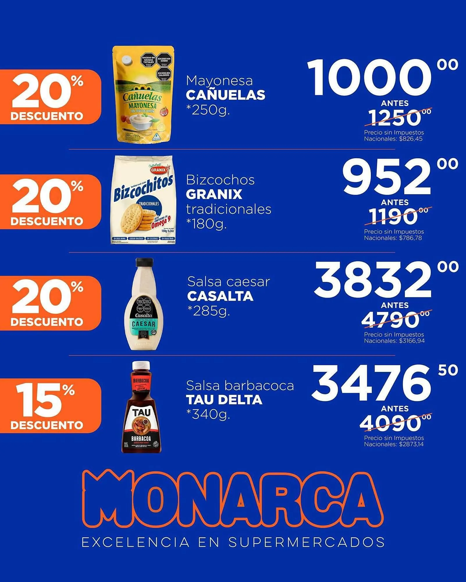 Ofertas de Catálogo Supermercados Monarca 1 de agosto al 5 de agosto 2025 - Página 2 del catálogo