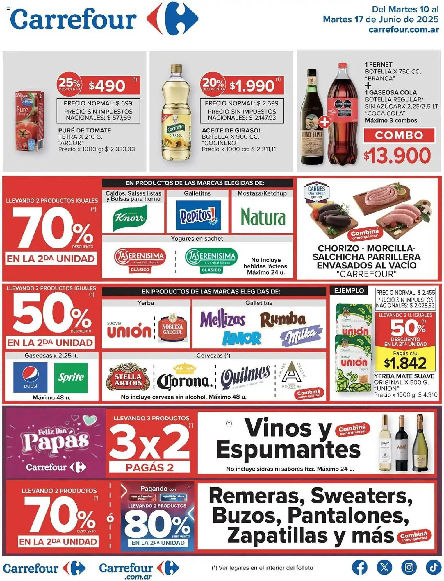 Ofertas de Catálogo Carrefour 10 de junio al 17 de junio 2025 - Página 1 del catálogo