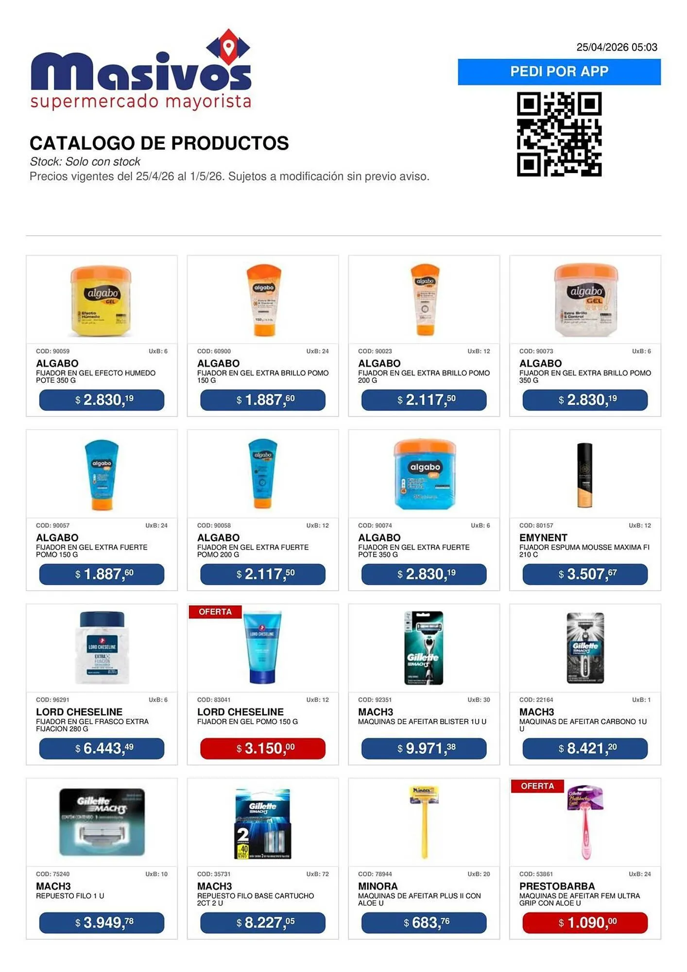 Ofertas de Catálogo Masivos 25 de abril al 1 de mayo 2026 - Página 111 del catálogo