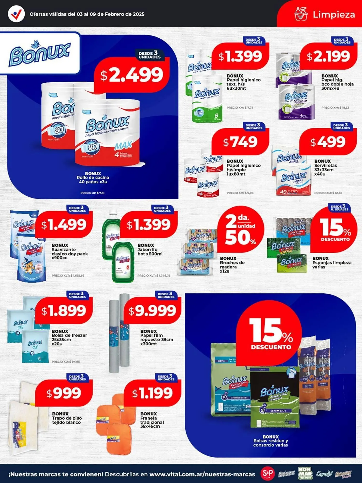 Ofertas de Catálogo Supermayorista Vital 3 de febrero al 9 de febrero 2025 - Página 9 del catálogo