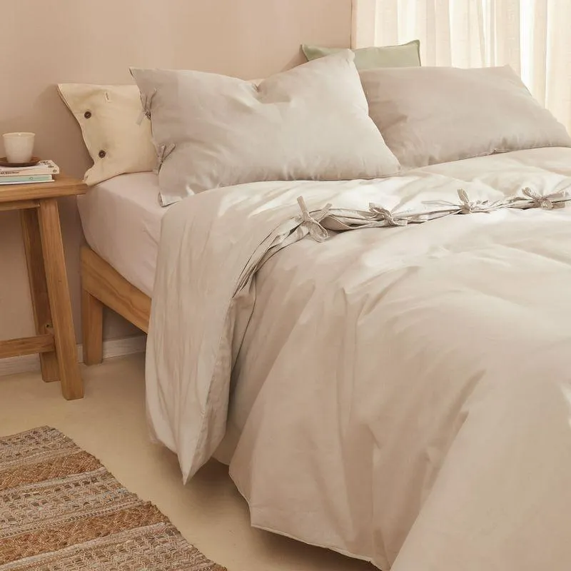 Funda de Acolchado King Size Cáñamo