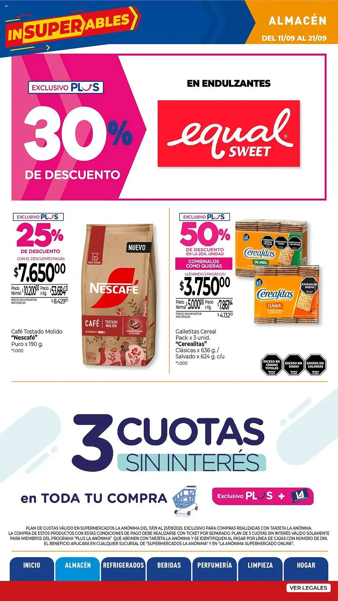 Ofertas de Catálogo La Anonima 11 de septiembre al 21 de septiembre 2025 - Página 10 del catálogo