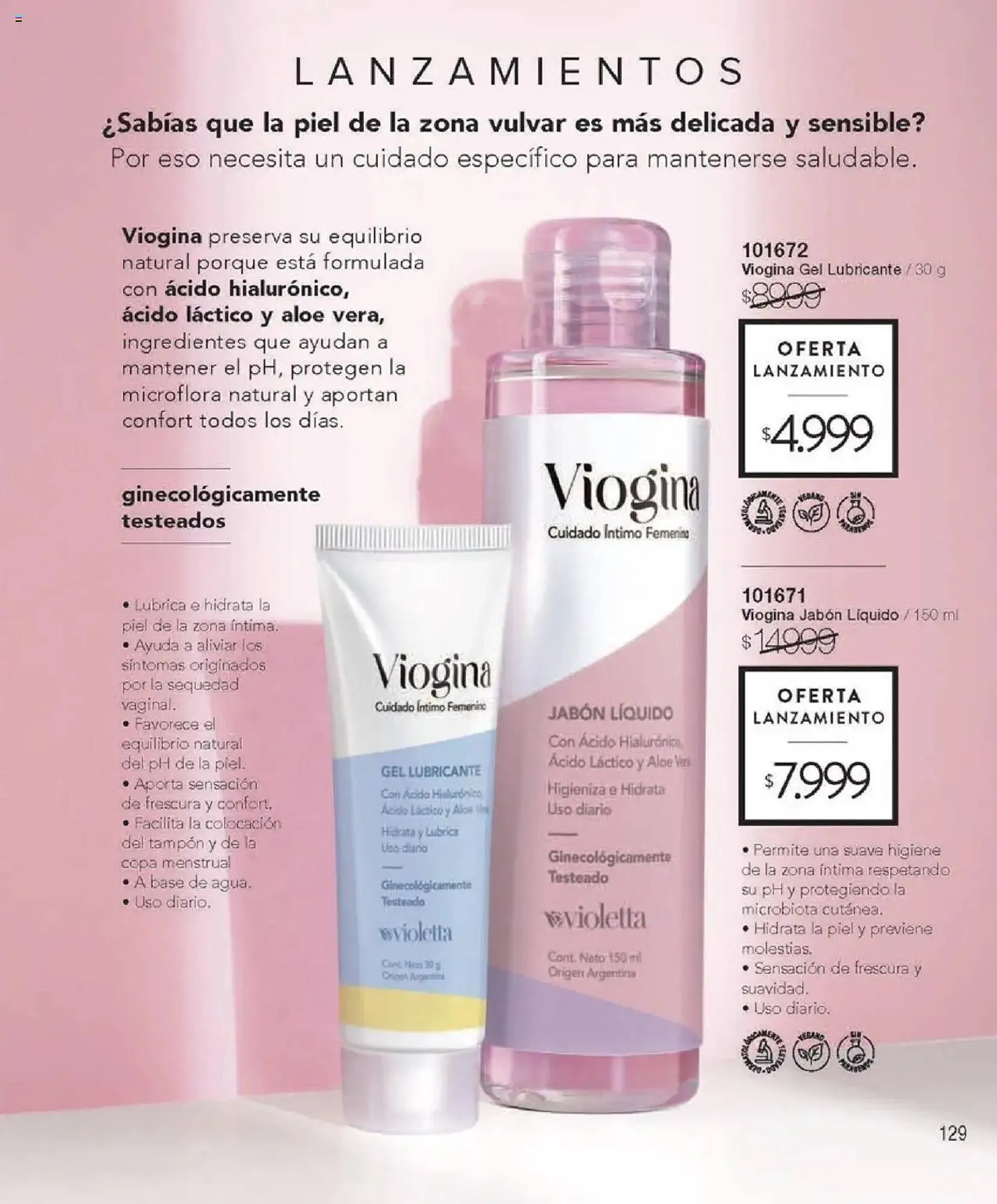 Ofertas de Catálogo Violetta Cosméticos 9 de octubre al 12 de noviembre 2025 - Página 129 del catálogo