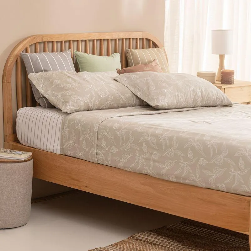 Juego de Sábanas Extra Queen Size Extra Suave Nativas