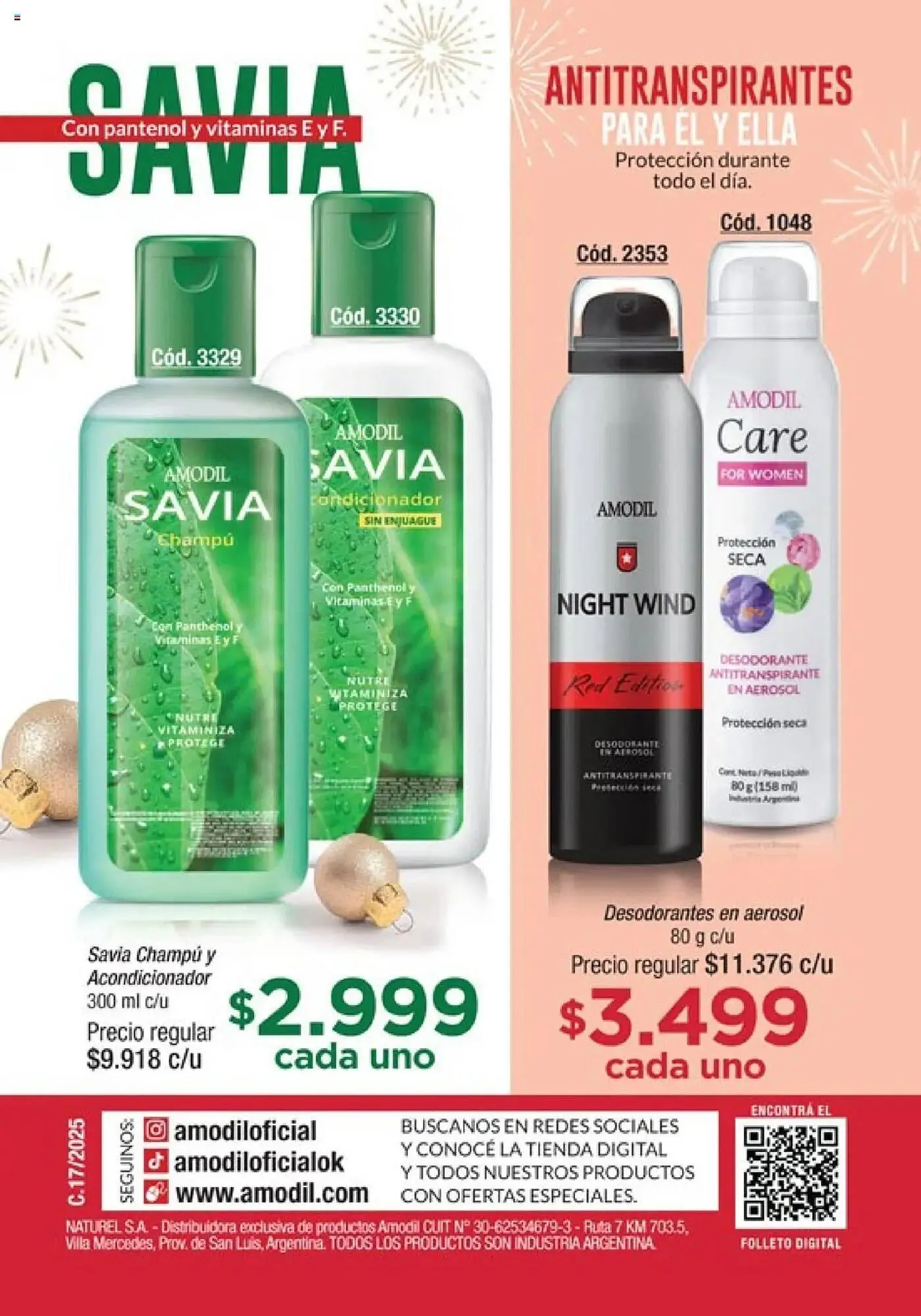 Ofertas de Catálogo Amodil 14 de octubre al 1 de diciembre 2025 - Página 164 del catálogo