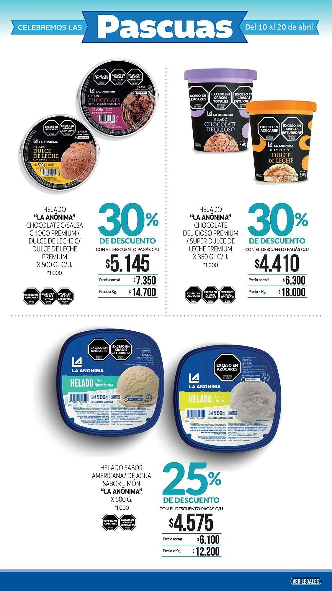 Ofertas de Catálogo La Anonima 11 de abril al 21 de abril 2025 - Página 14 del catálogo