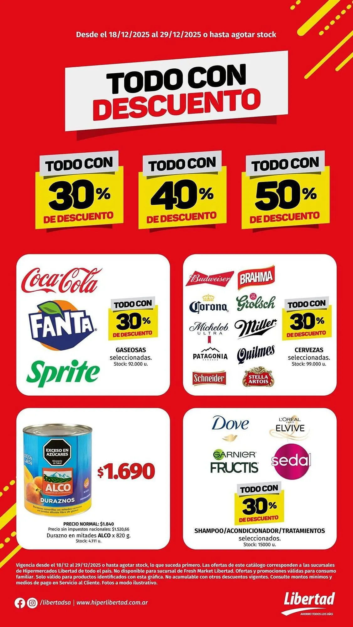 Ofertas de Catálogo Hipermercado Libertad 18 de diciembre al 29 de diciembre 2025 - Página 1 del catálogo