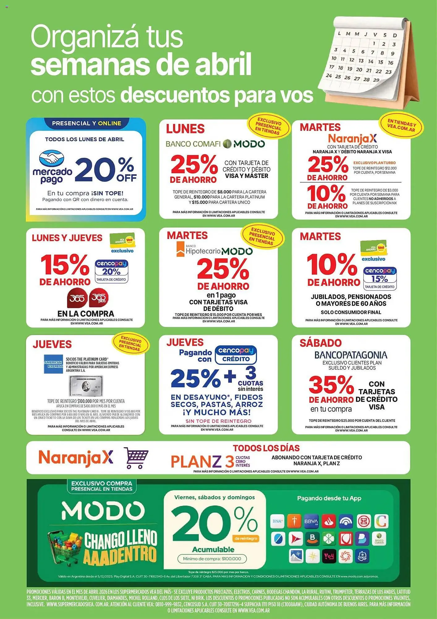 Ofertas de Catálogo Supermercados Vea 17 de abril al 19 de abril 2026 - Página 10 del catálogo