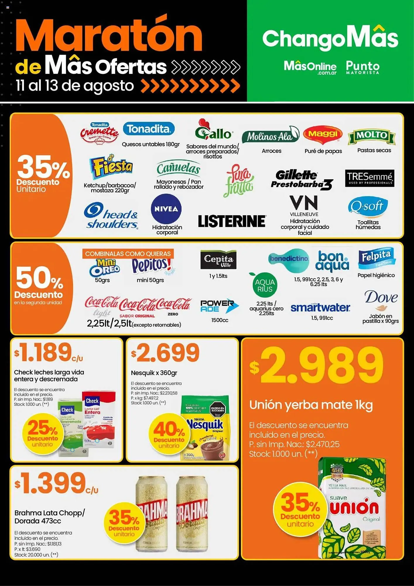 Ofertas de Catálogo Changomas 11 de agosto al 14 de agosto 2025 - Página 1 del catálogo