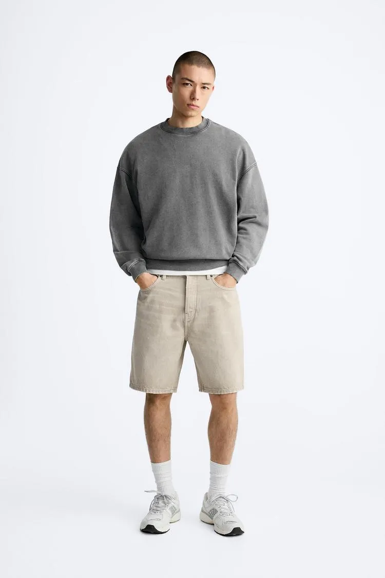 BERMUDA DENIM STRAIGHT FIT