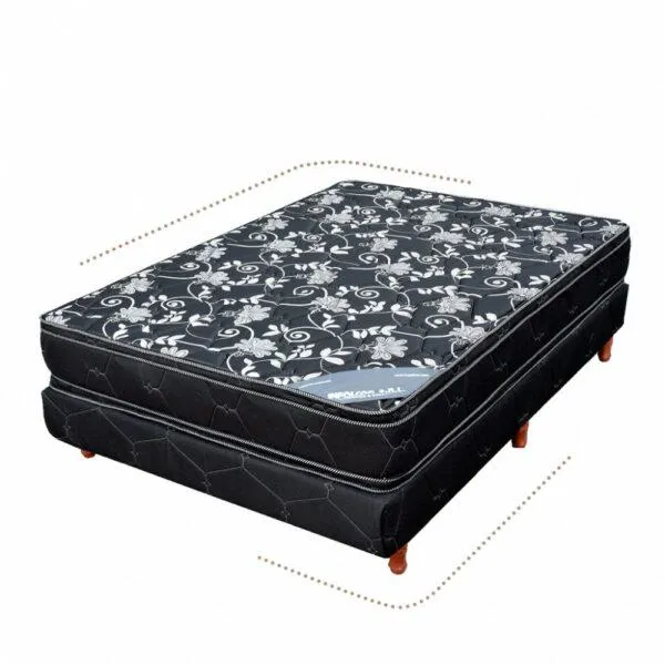 Conjunto Sommier Monaco Inpolcor 90 x 190 x 23