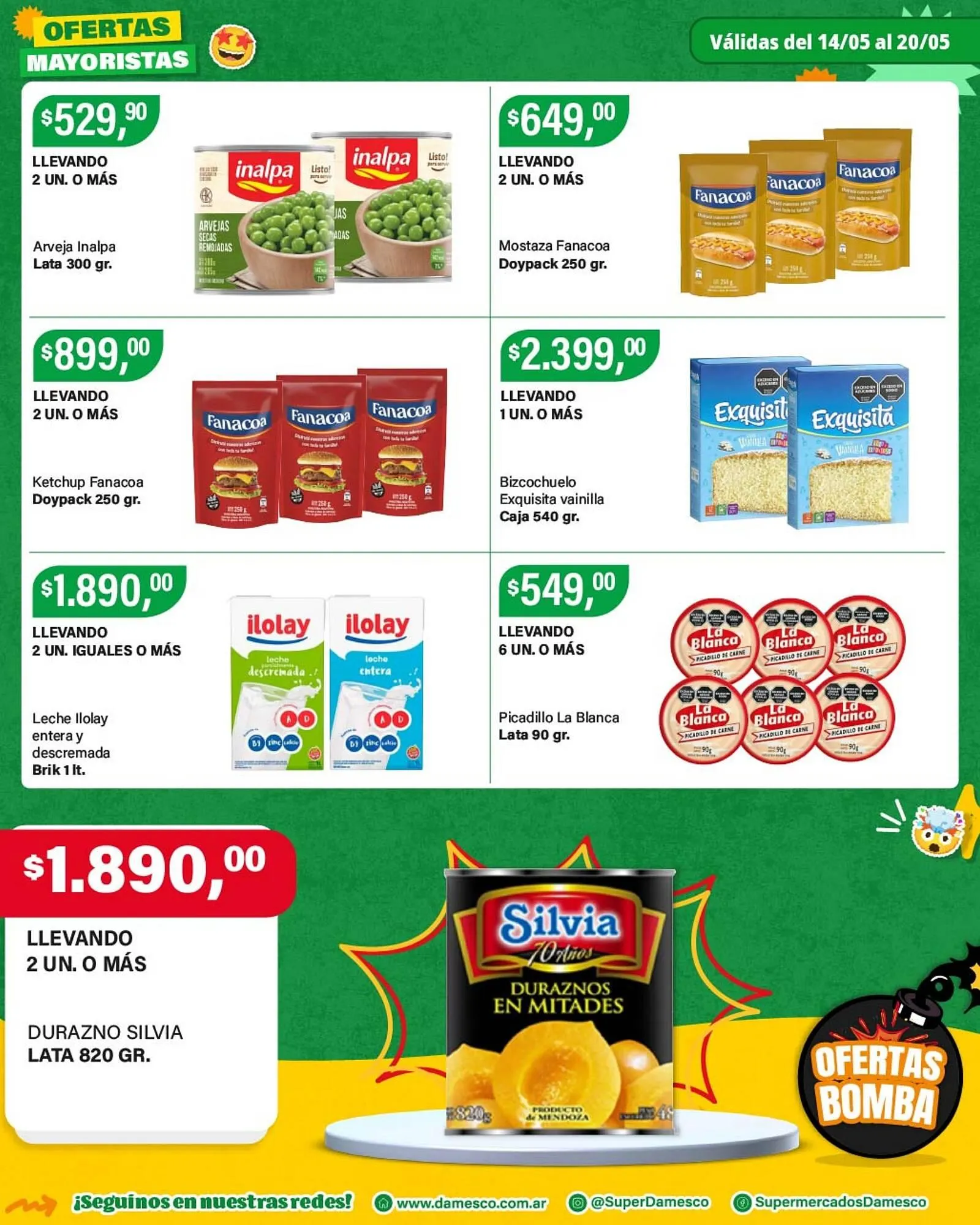 Ofertas de Catálogo Supermercados Damesco 14 de mayo al 20 de mayo 2026 - Página 4 del catálogo
