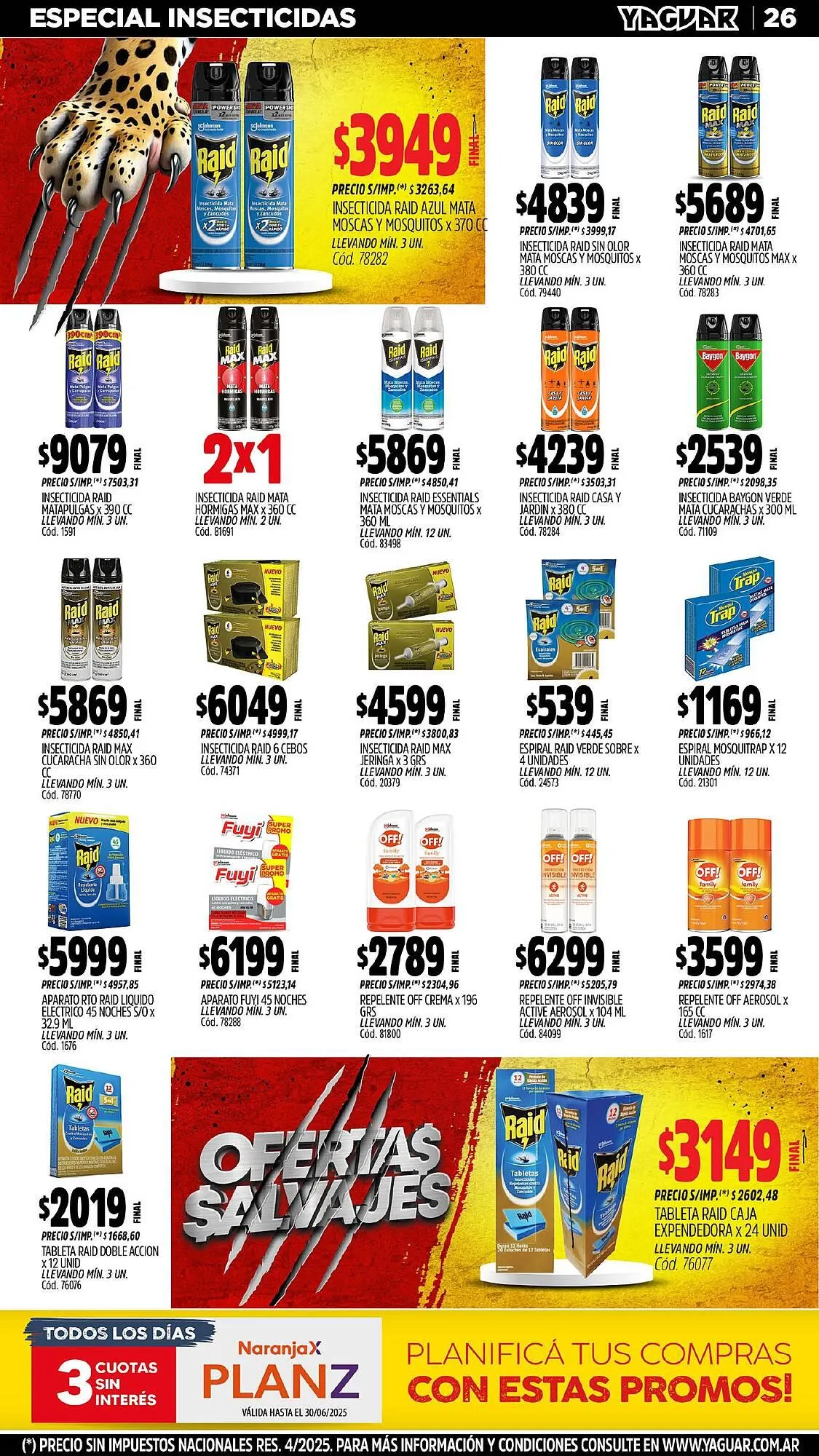Ofertas de Catálogo Supermercados Yaguar 30 de junio al 6 de julio 2025 - Página 25 del catálogo