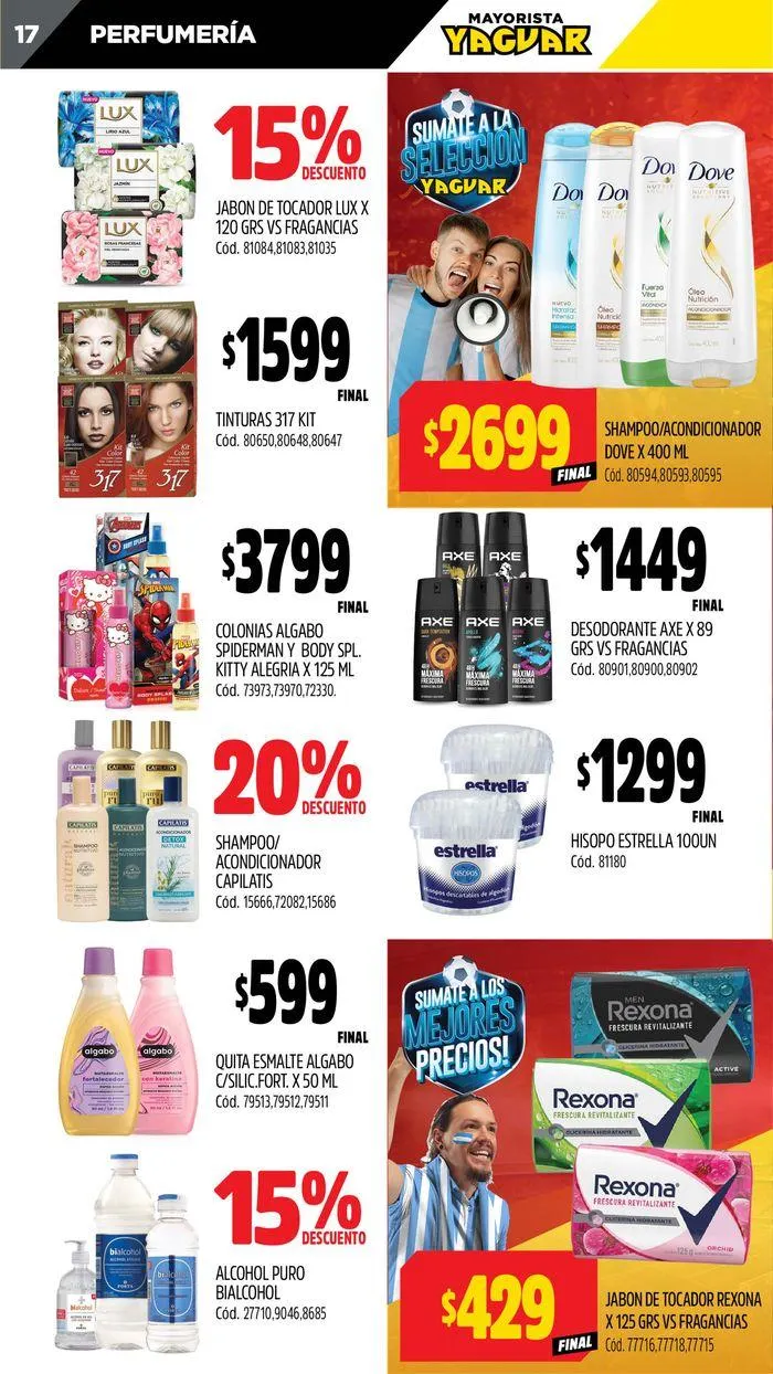 Ofertas de Ofertas Supermercados Yaguar Trelew 1 de julio al 7 de julio 2024 - Página 17 del catálogo