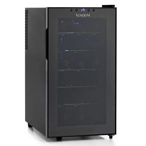 Cava de Vinos Vondom para 18 Botellas T18 Negra