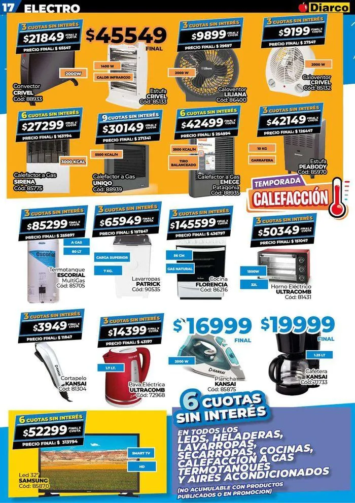 Ofertas de Diarco Ofertas Sur 19 de agosto al 25 de agosto 2024 - Página 17 del catálogo